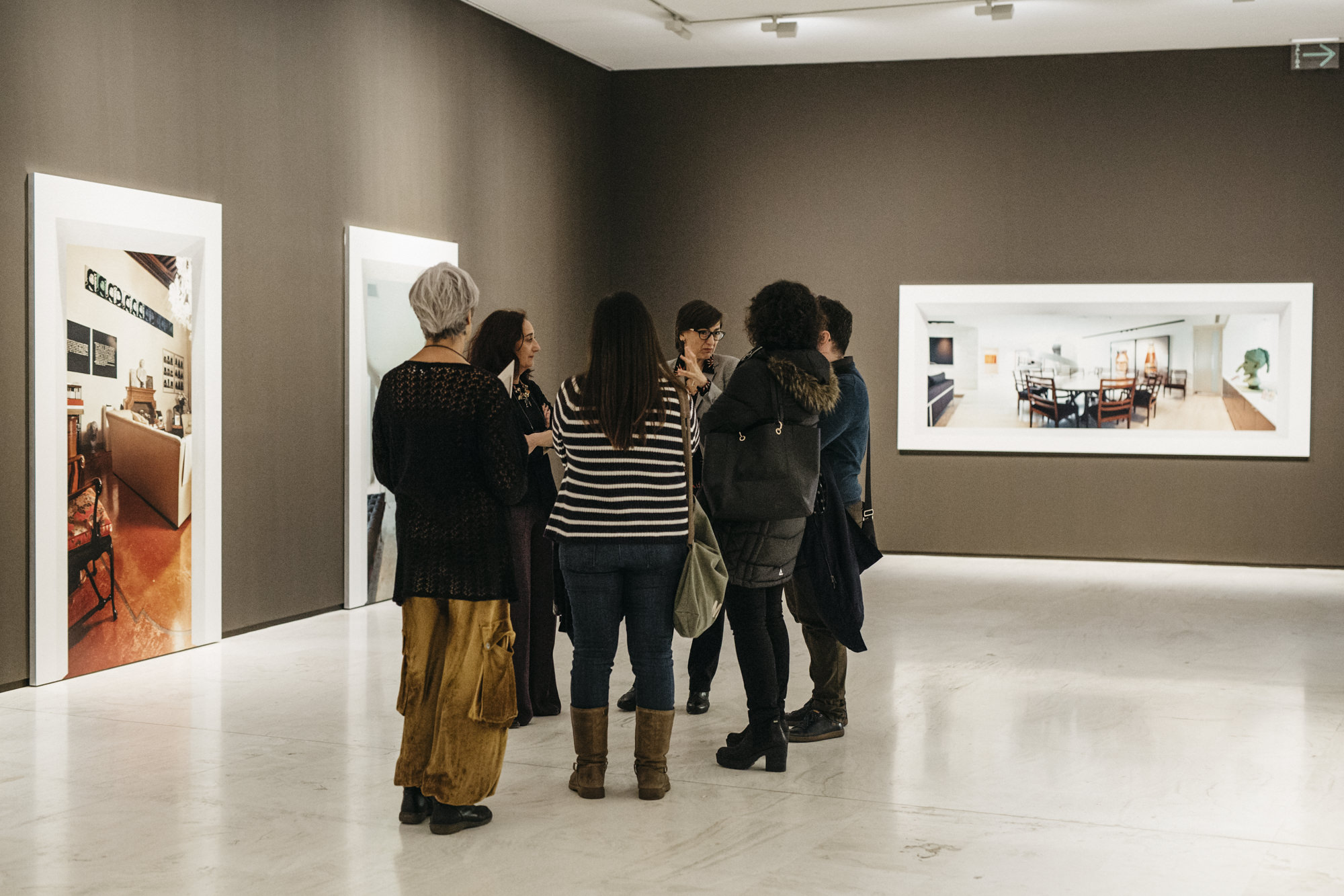 Taller exposición. Habitar el arte, fotografías de Montserrat Soto en la Colección Telefónica